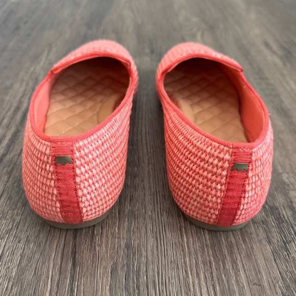 Birdies The Starling Flats in Lipstick Raffia Size 10 - Picture 5 of 13